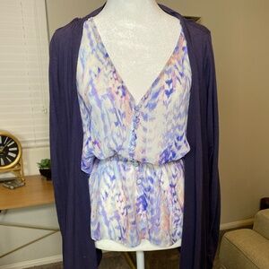 Forever 21 Blouse & Cardigan Set – $12 – Blouse (S) + Cardigan (L)